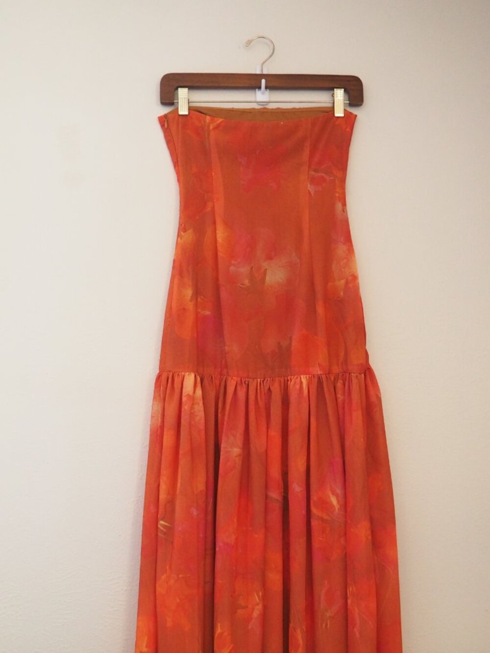 Peppermayo Eden Strapless Amber Maxi Dress sz US 0 - Picture 9 of 11